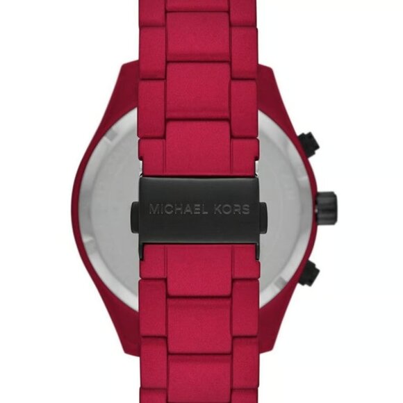 Michael Kors Watch Red Stainless Steel - Picture 3 of 14